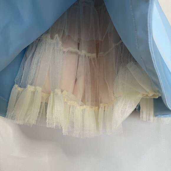 Elegant Blue Spaghetti Strap Dress - Picture 6 of 12